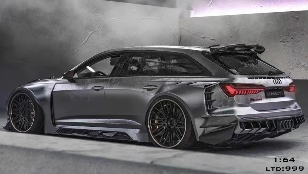 Top 1:64 RS6 2NCS Wagon Racing Sports Diecast Model Metal Car