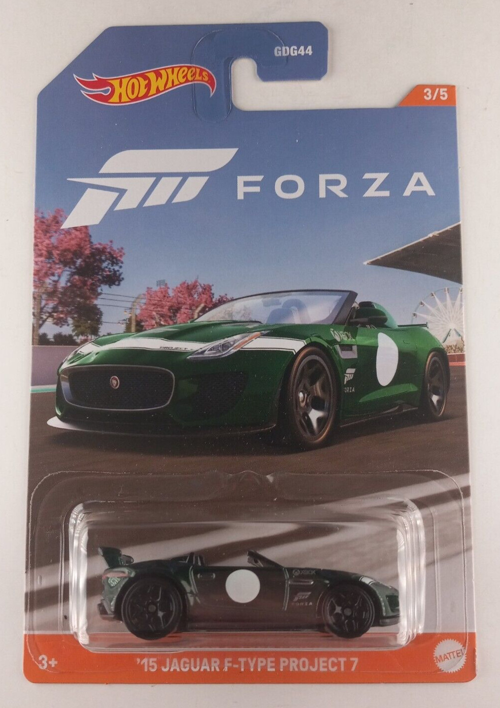 2023 Hot Wheels ’15 Jaguar F-Type Project 7 Green Forza Series 3/5 New