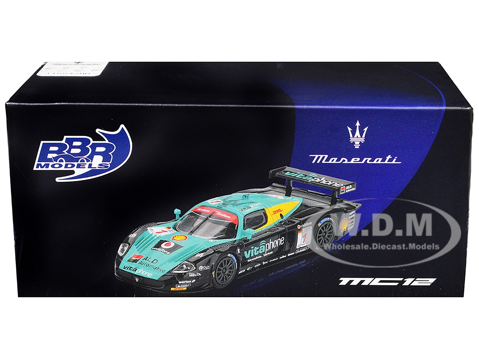MASERATI MC12 COMPETIZIONE #1 WINNER “24H SPA” (2008) 1/64 BBR MODELS BBRDIE6421