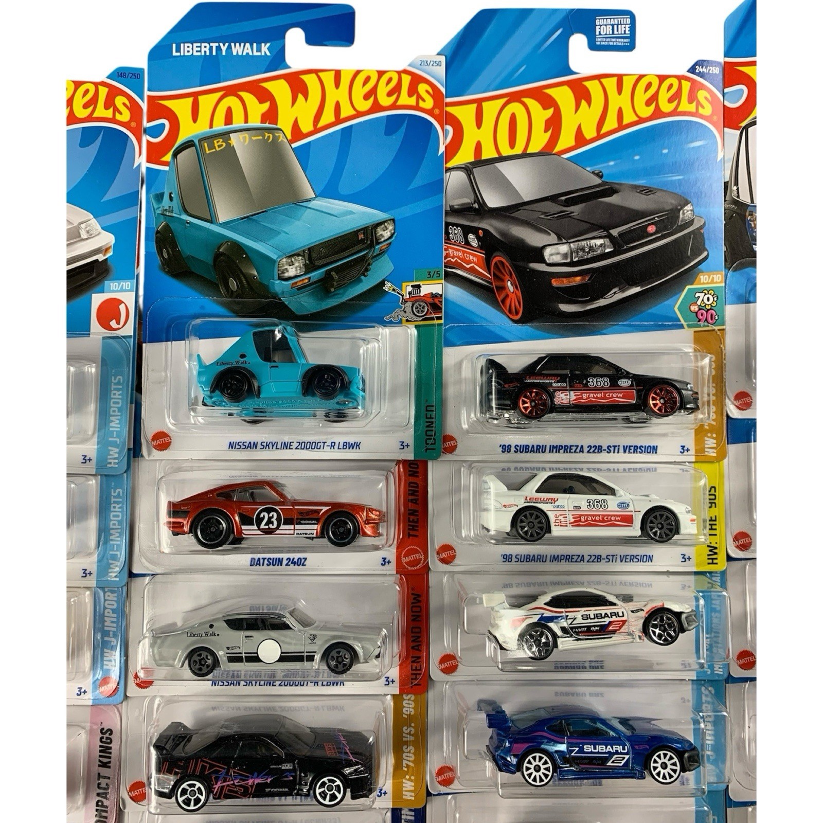 Hot Wheels BIG LOT 50 DIFFERENT Imports Tuners Nissan Honda Acura Subaru Toyota