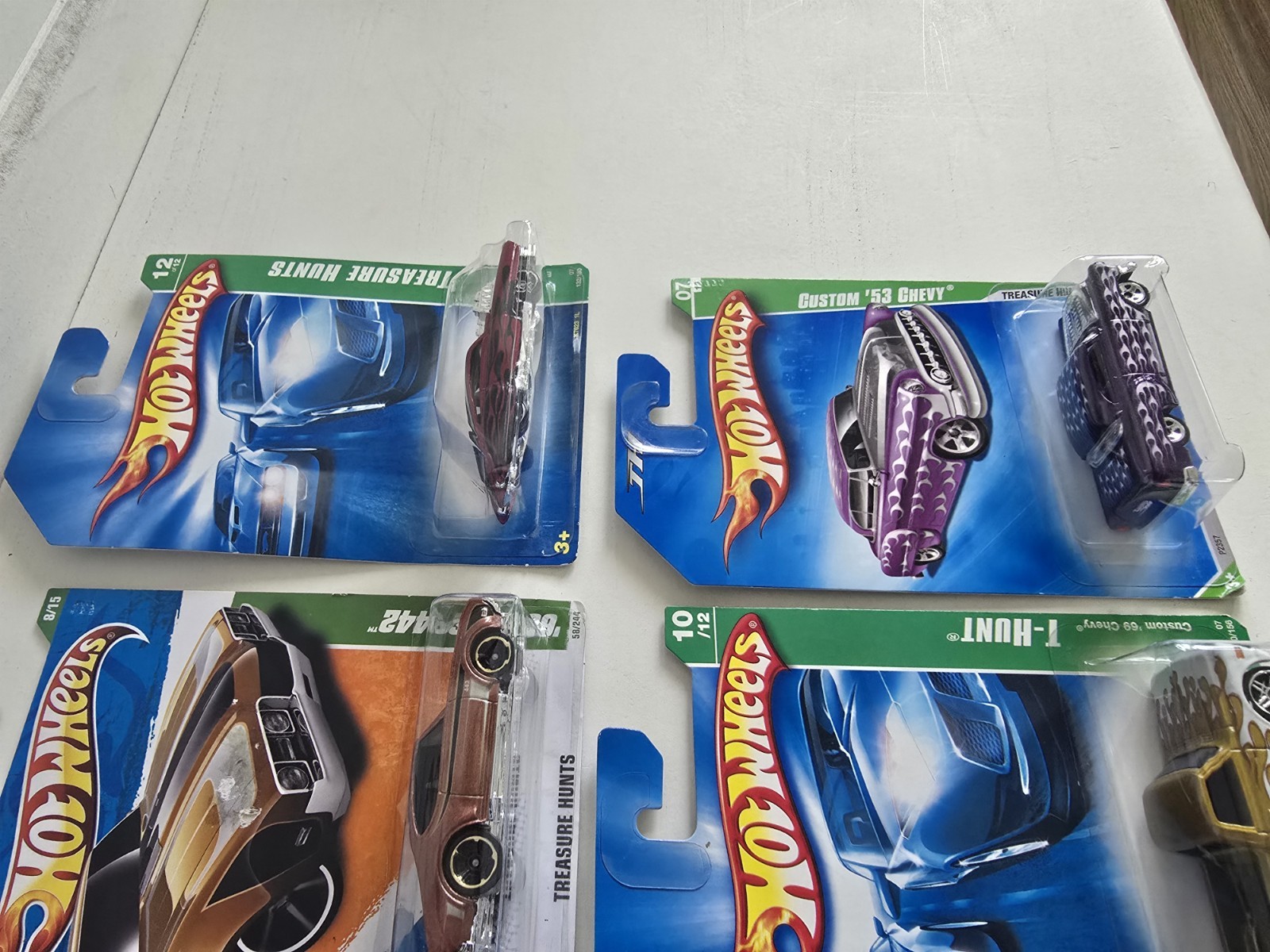 Hot Wheels Treasure Hunt Lot Of 8 SEALED NEW Cadillac Evil Twin Chevy Truck Olds