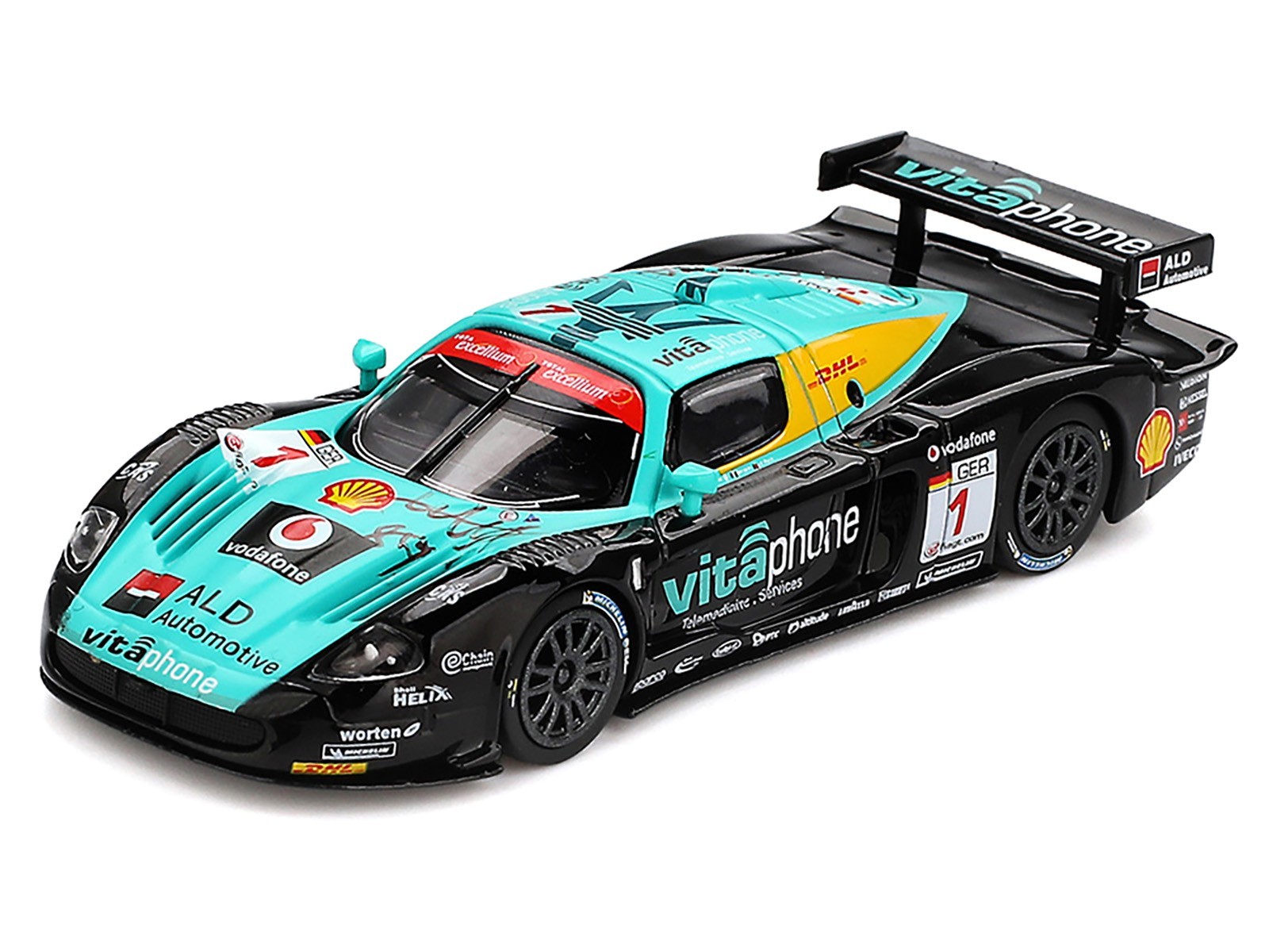 MASERATI MC12 COMPETIZIONE #1 WINNER “24H SPA” (2008) 1/64 BBR MODELS BBRDIE6421