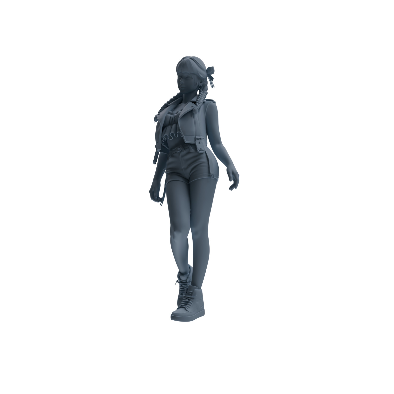 MRY-SFW 1/64/87/160 Fashion Girl Figure Modern HO N Scale Miniature Diorama