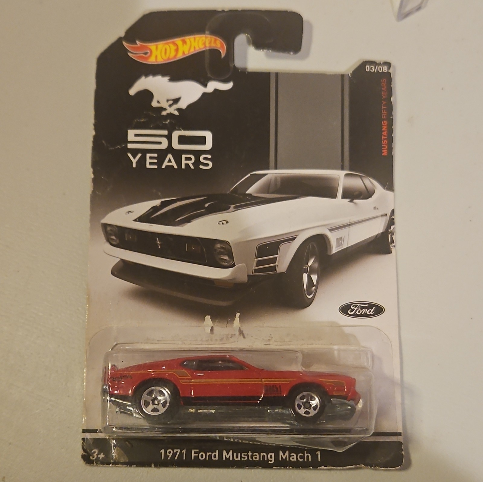 Hot Wheels 50 Years of Mustang Set of 8 SEALED (Damaged Cards)