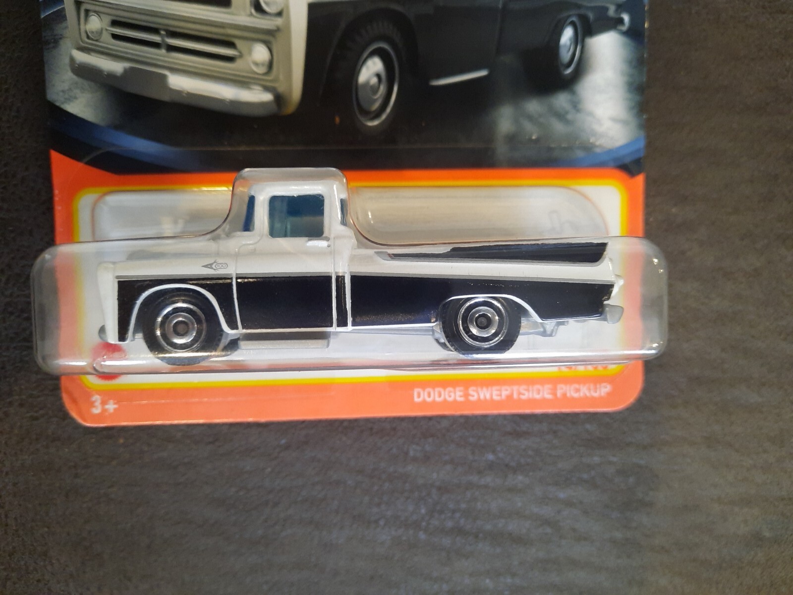 MATCHBOX 70 YEARS DODGE SWEPTSIDE PICKUP BLACK & WHITE #14/100