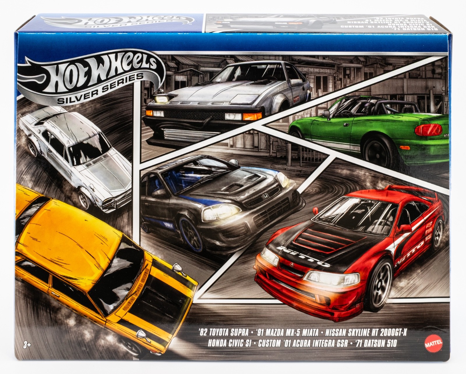 2025 Hot Wheels 6-Pack Box Set | Japanese Car Culture | Toyota | Honda | FSB