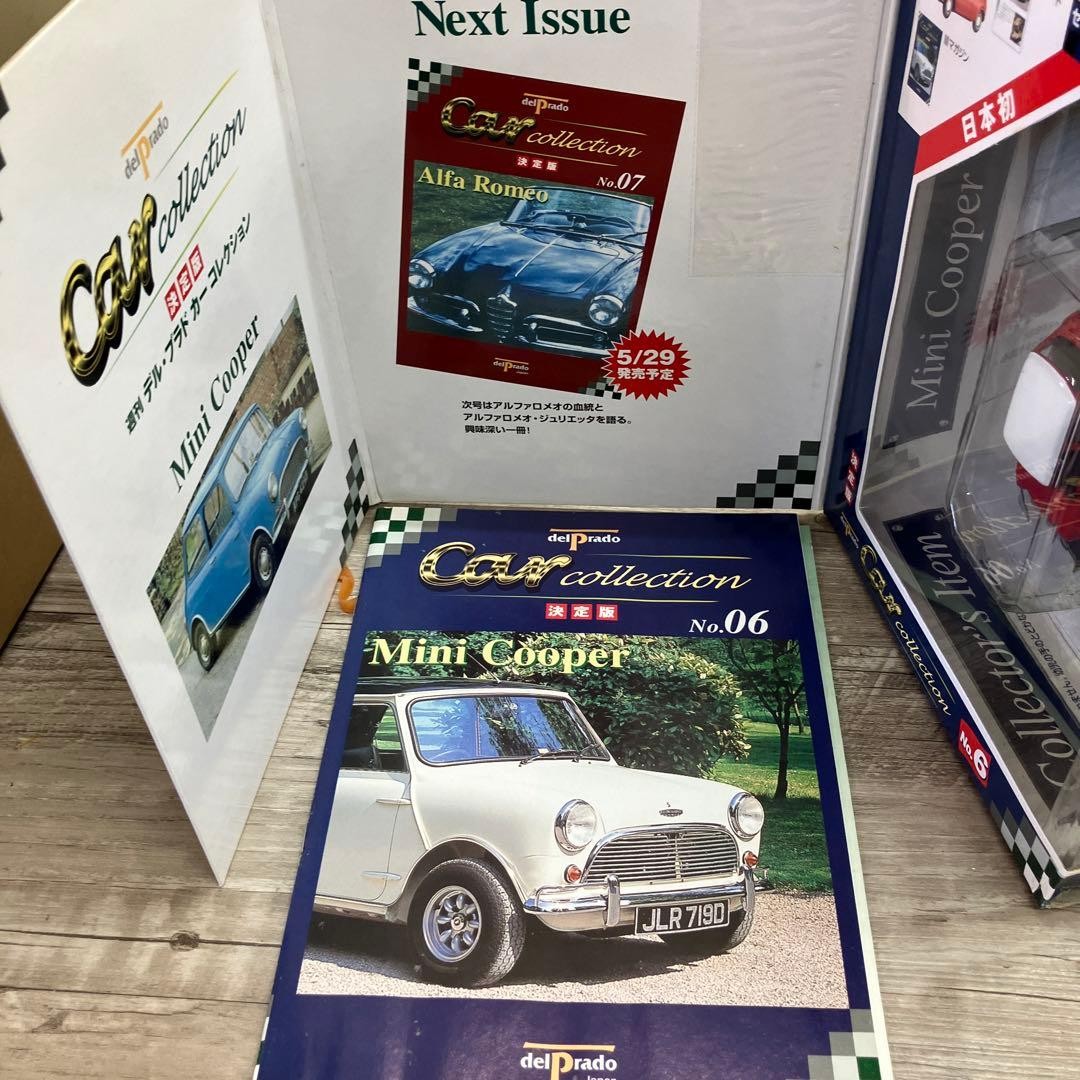 Mini Cooper 1/43 Diecast Car Collection No.6 Vintage Display Used