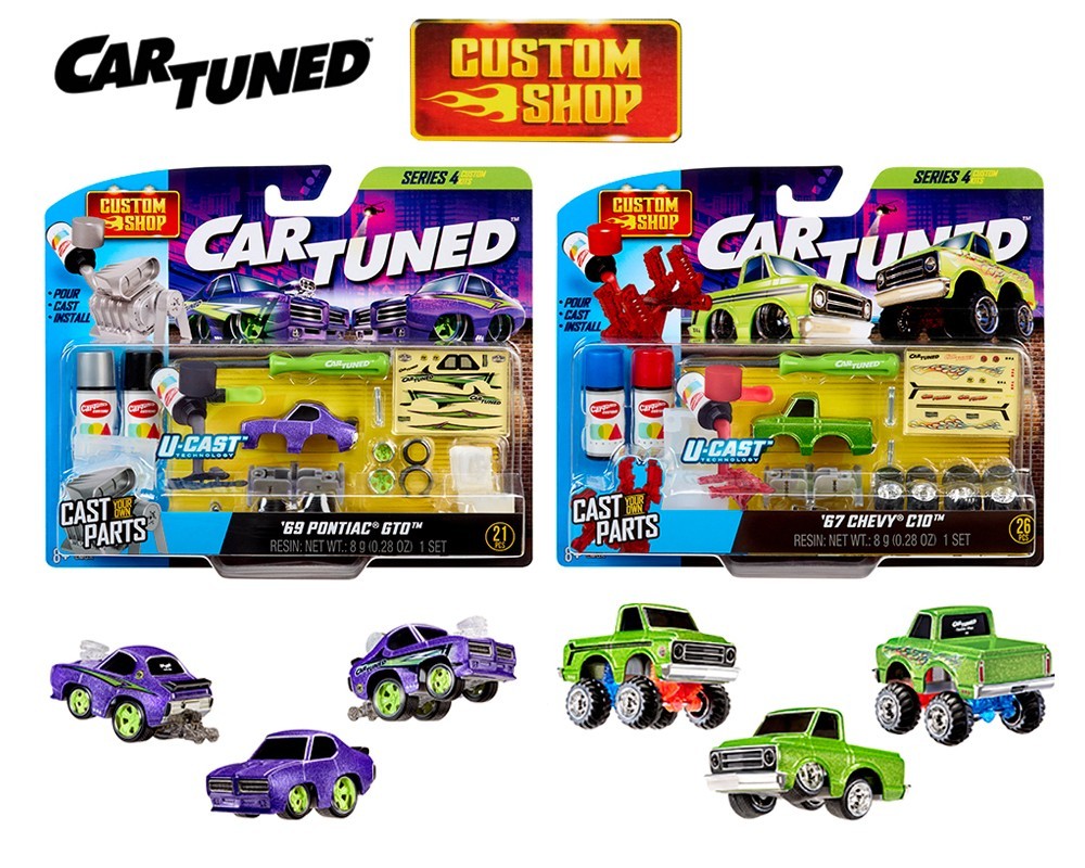 CarTuned Custom Shop Castworks Series 4 1969 Pontiac GTO & 1967 Chevy C10 1/64