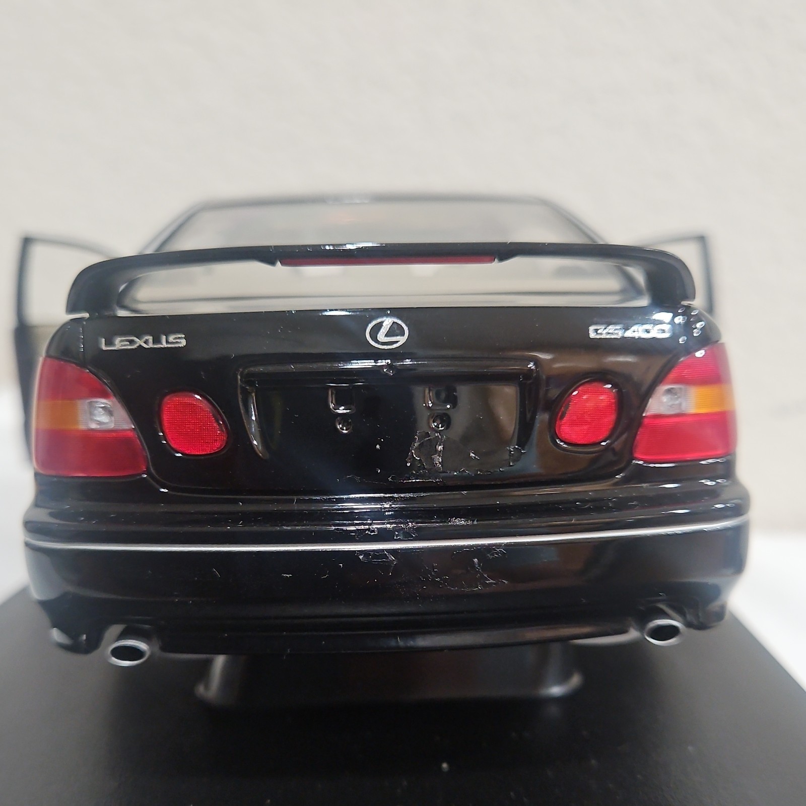AUTOart Lexus 1:18 GS 400 2000 Diecast Model Car Black Opening Doors
