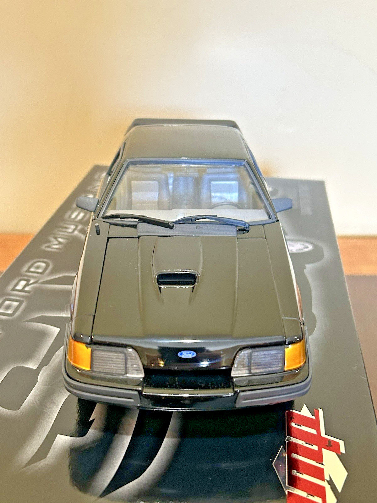 GMP 1:18 1986 Ford Mustang SVO Black Diecast Ltd Ed 1 of 1500 #0557 Part 8064