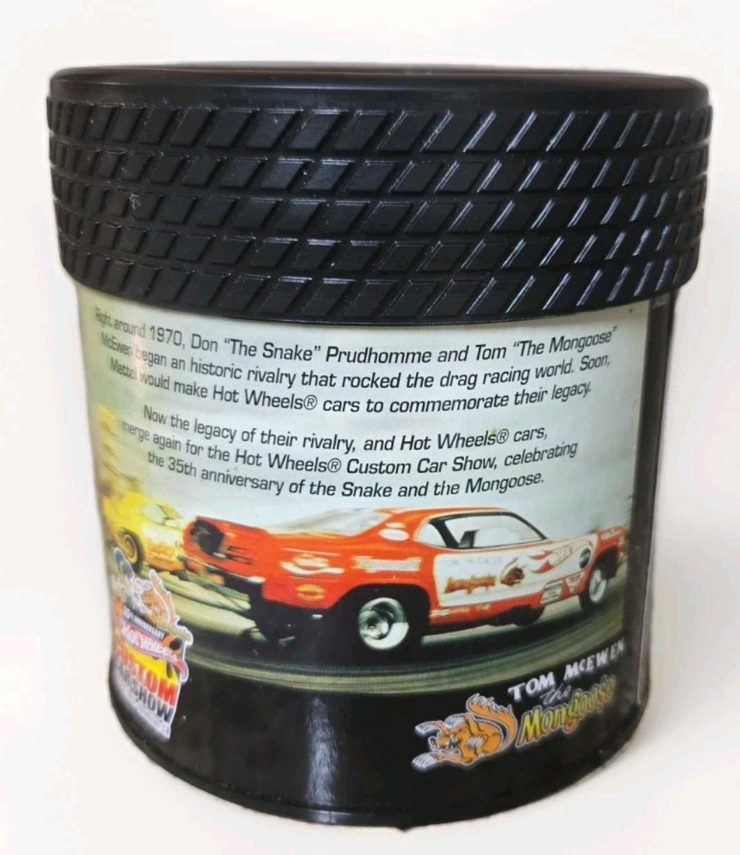 Hot Wheels Oil Can Mongoose Rocket Oil 35th Anniversary new