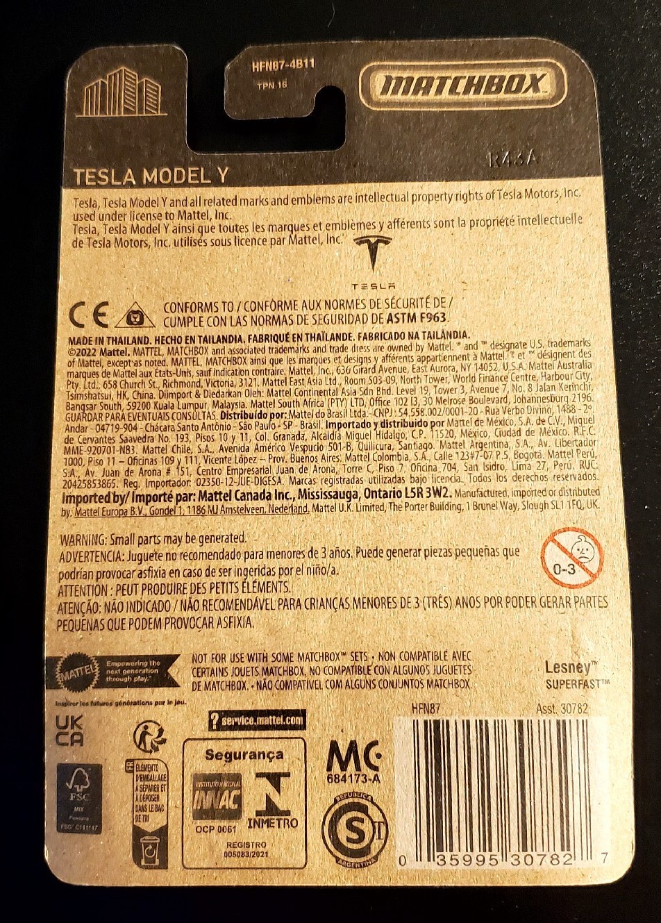 Matchbox MBX City TESLA MODEL X,Y ROADSTER Mixed set of 8 cars NEW on card