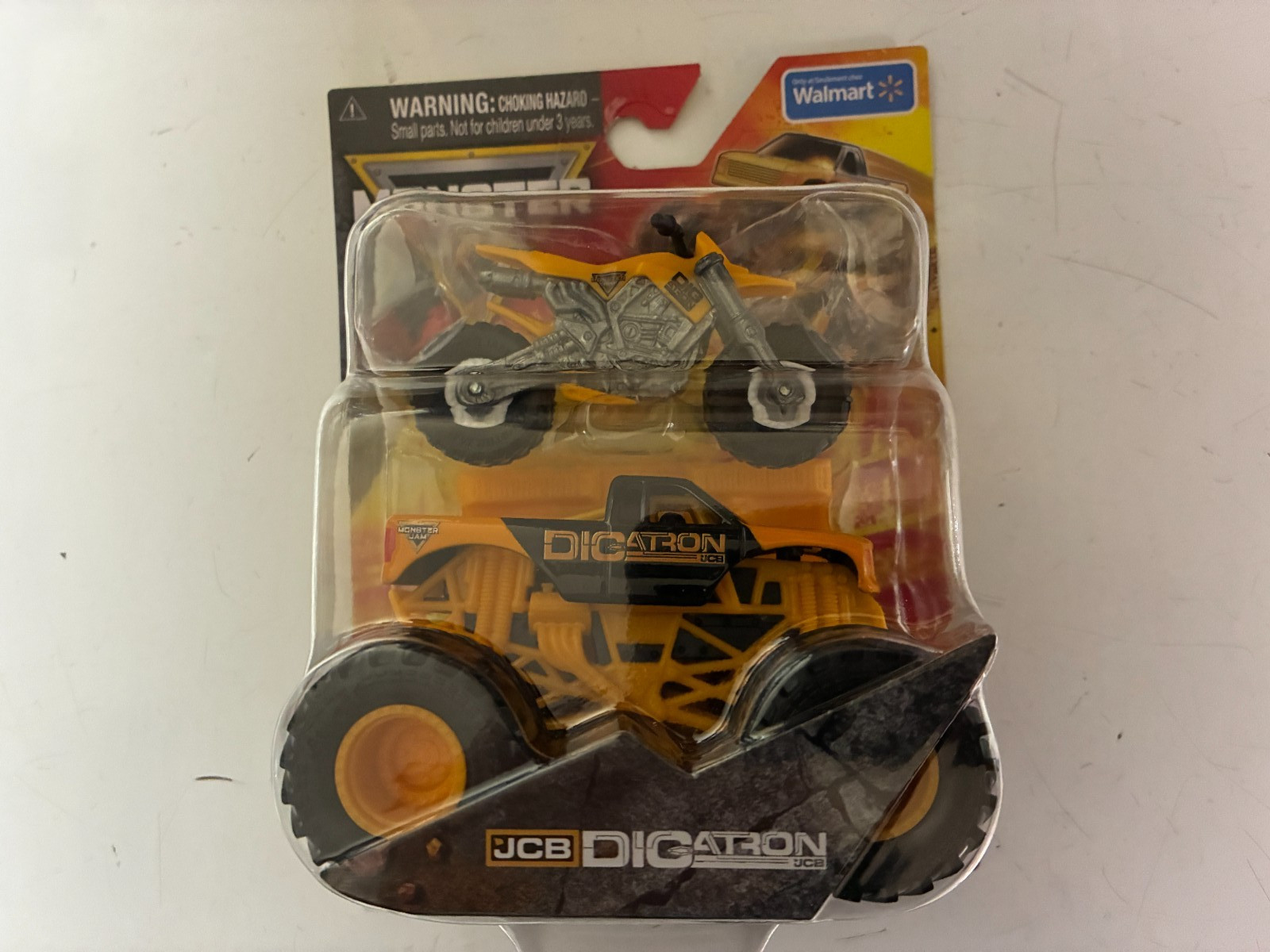 Spin Master Monster Jam Dirt Bikes JCB Diggatron 1:64