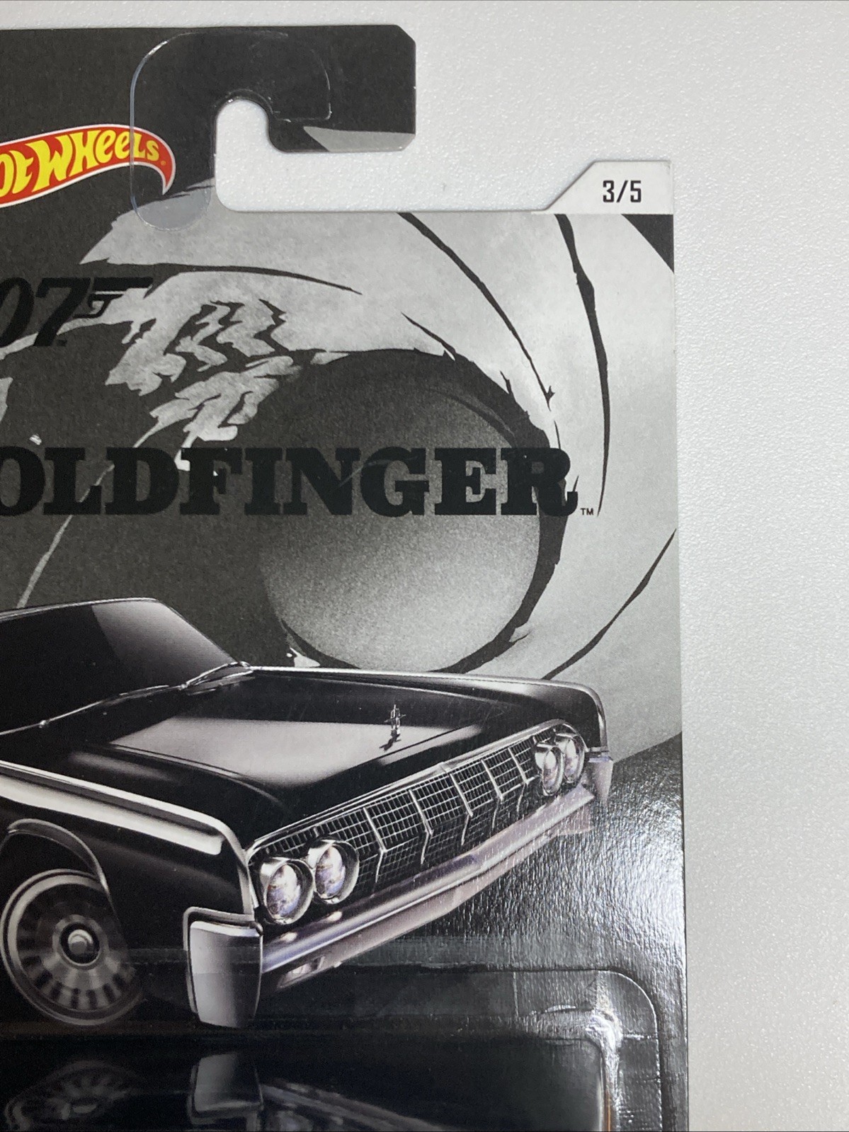 HOT WHEELS 2015 JAMES BOND 007 SERIES ’64 LINCOLN CONTINENTAL GOLDFINGER MOVIE