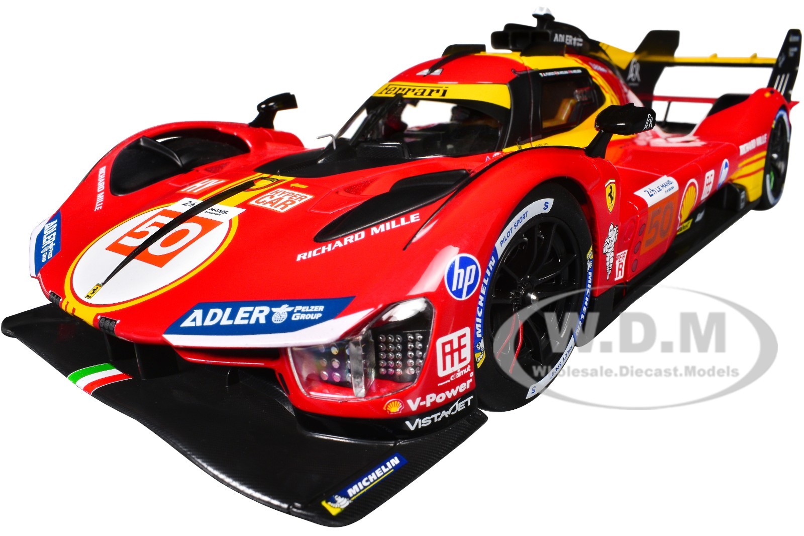 FERRARI 499P #50 WINNER “24H LE MANS” (2024) 1/18 DIECAST MODEL BY BBURAGO 16303