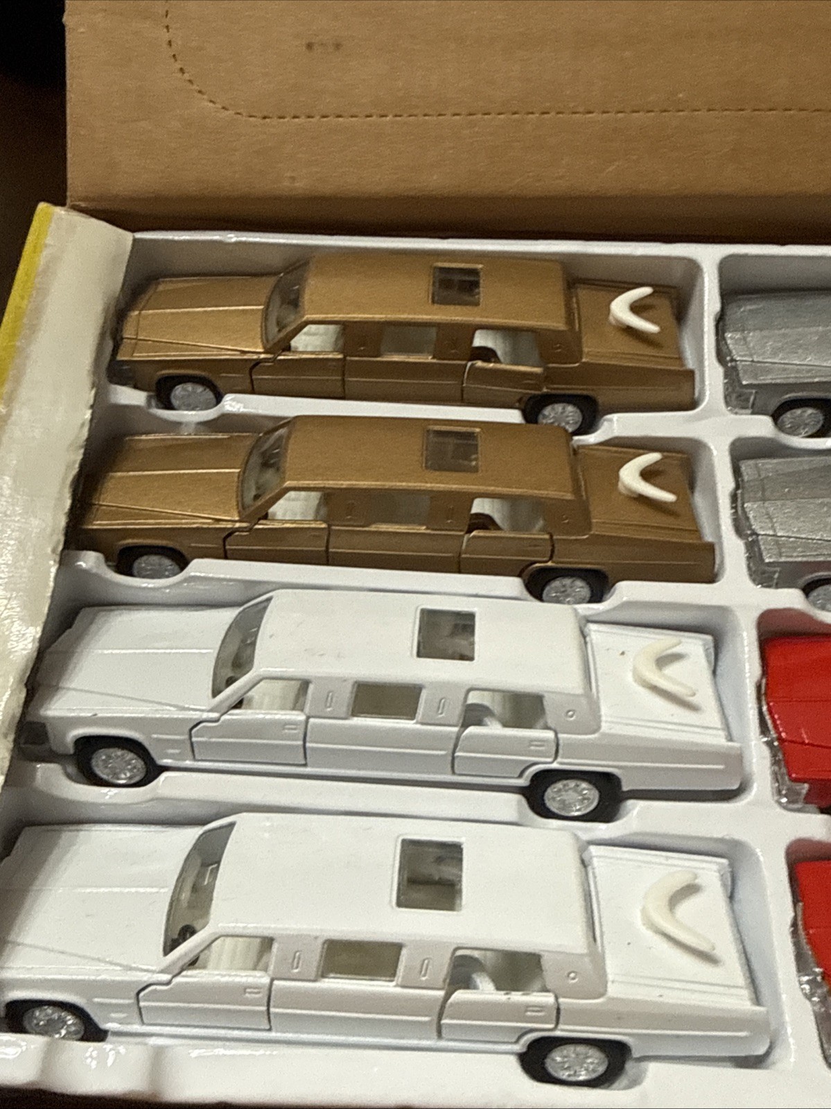 12x Kintoy Stretch Limousine Limo Silver Gold Black White Diecast 5” Toy New Box