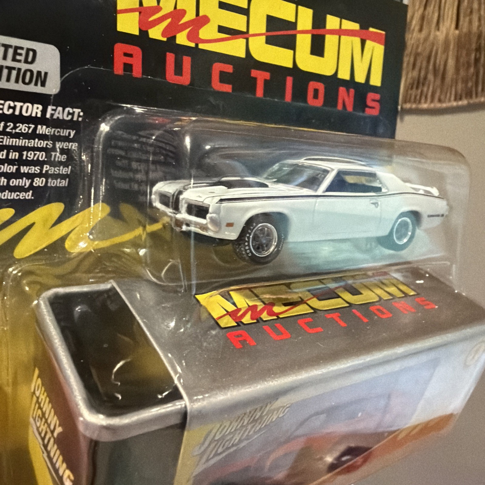 1970🔥Mercury🔥Cougar🔥Eliminator With Tin Storage Mecum Auctions 1/64 Diecast