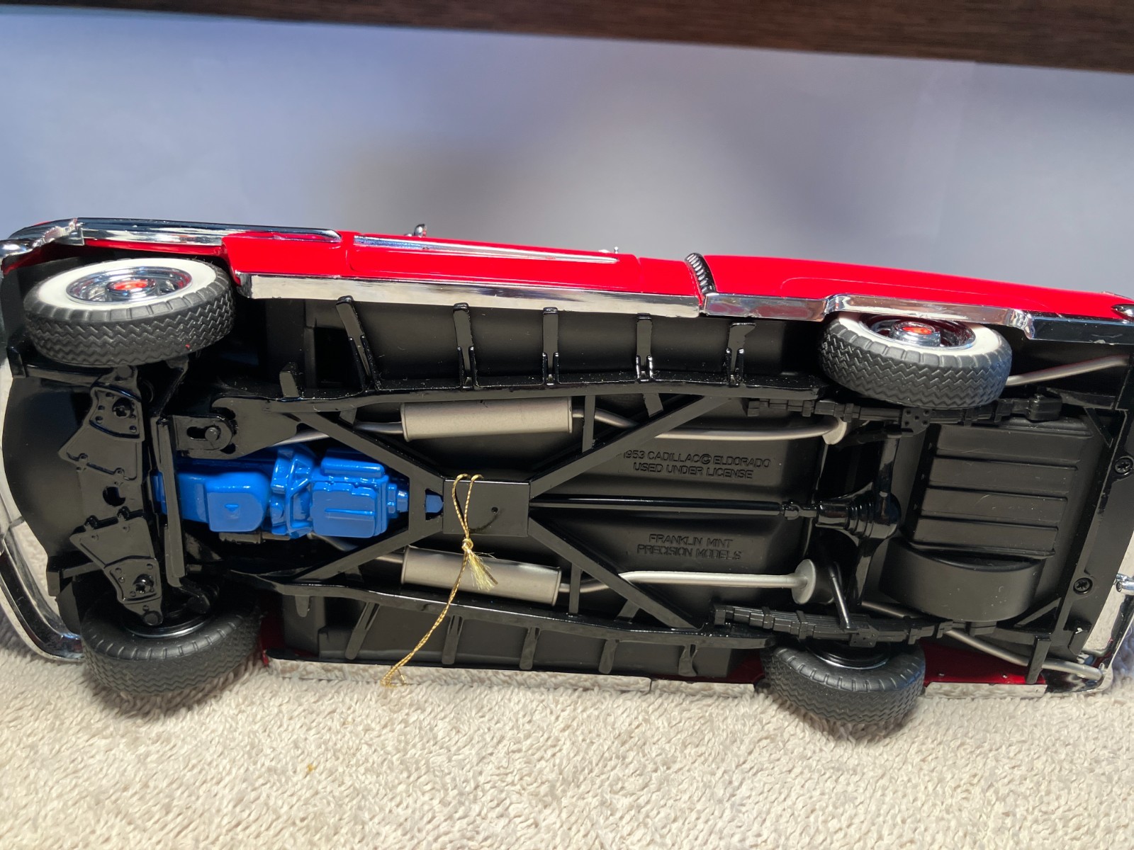 Franklin Mint 1/24 1953 Cadillac Eldorado Convertible Limited Edition – Red