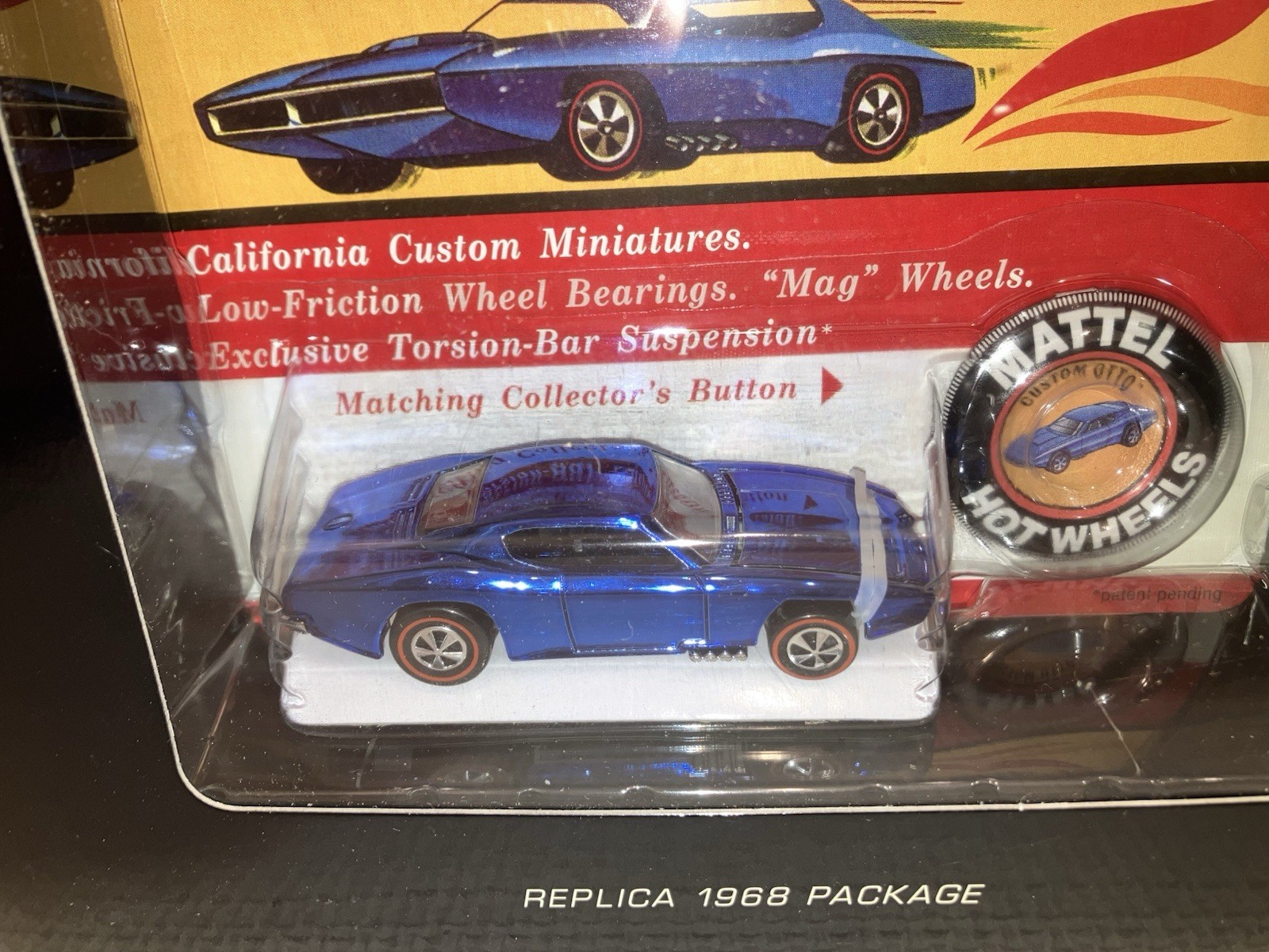 Hot Wheels Redline CUSTOM OTTO Mint In Box, Club Exclusive 0614, 2713/4000 RARE!