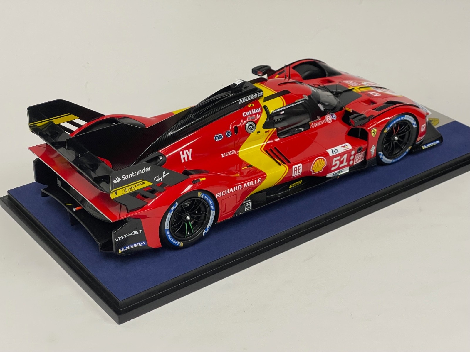 1/18 Looksmart Ferrari 499P AF Course car #51 winner 2023 24 Hours of LeMans