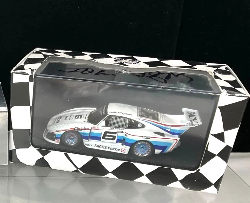 EBBRO Porsche 935 K3 1980 Racing Car Signed/Autographed by Dick Barbour