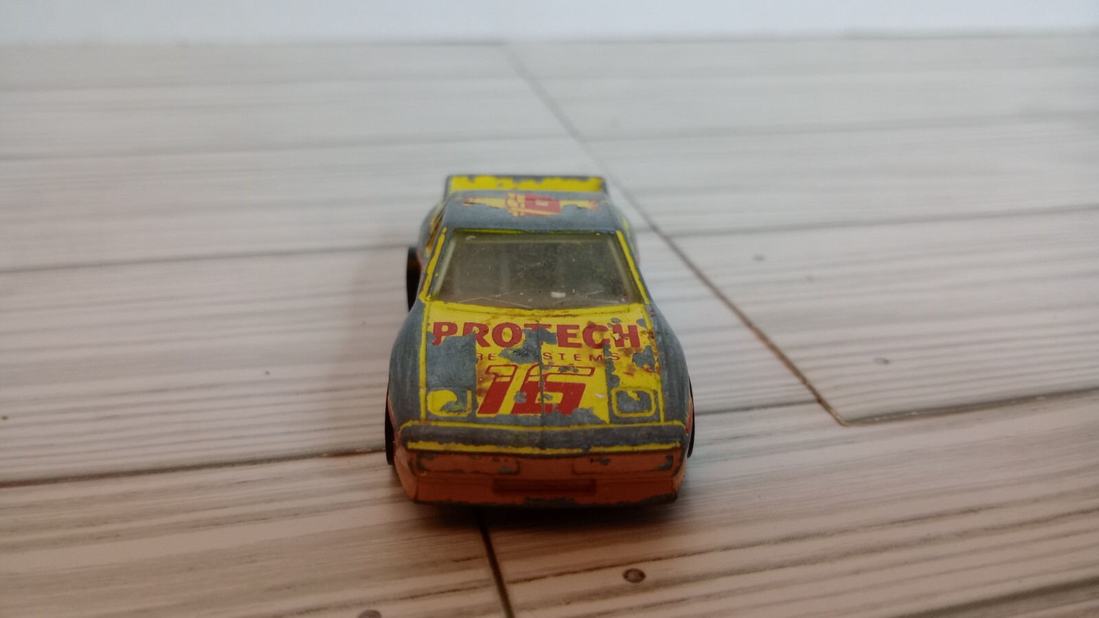 1985 Matchbox Pontiac Fiero Stock Car #2 Protech Fire Systems #16 For Restore