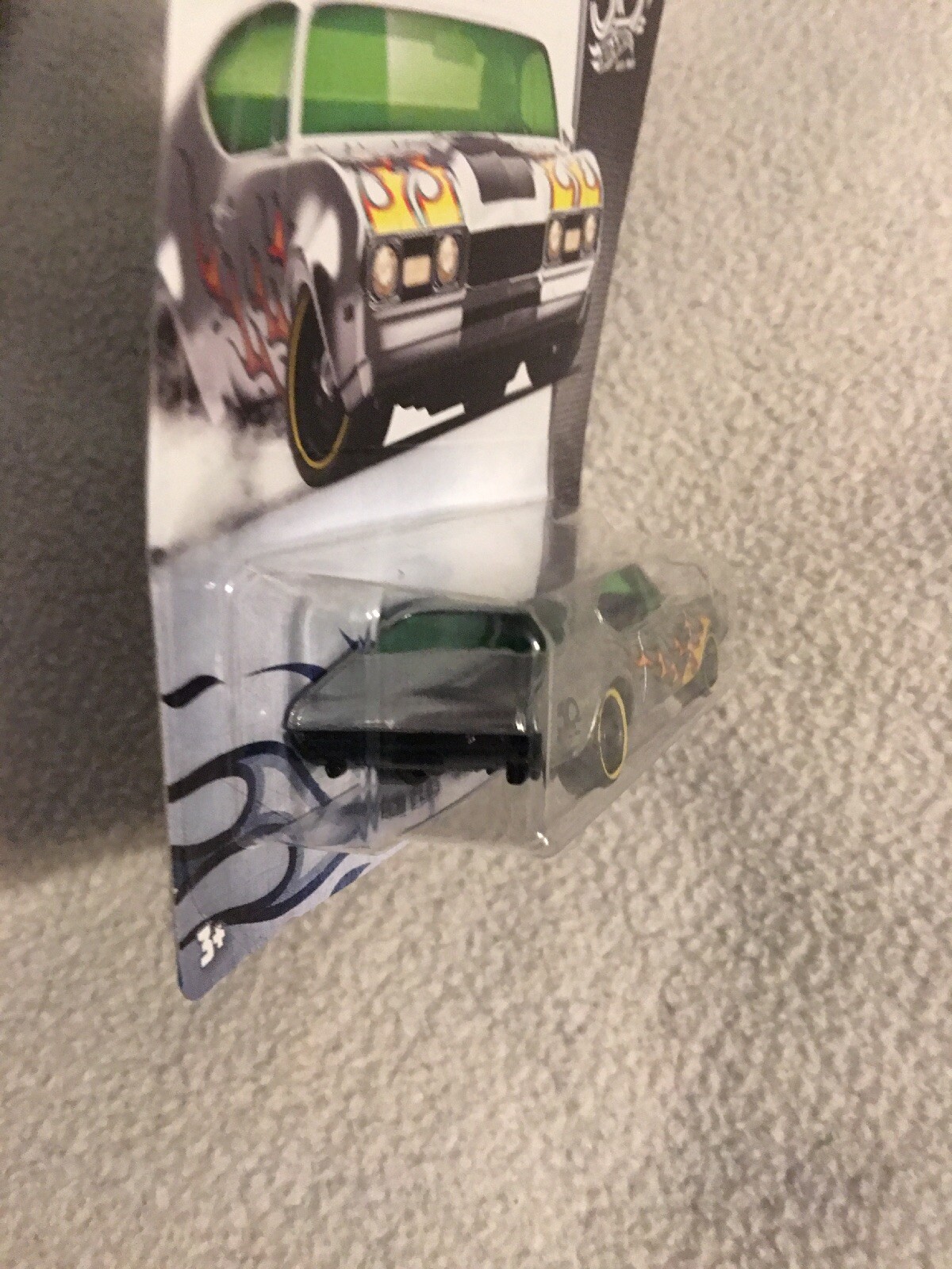 2018 ’68 OLDS 442 FLAMES ZAMAC 50 YEARS 5/8 HOT WHEELS new on card B3