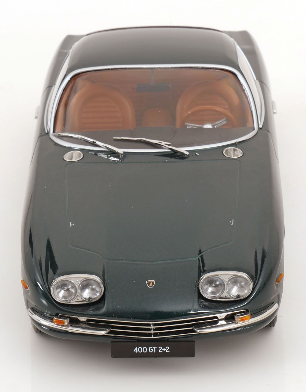 KK Scale 1:18 LAMBORGHINI 400 GT 2+2 DARK GREEN METALLIC 1966 Diecast Model