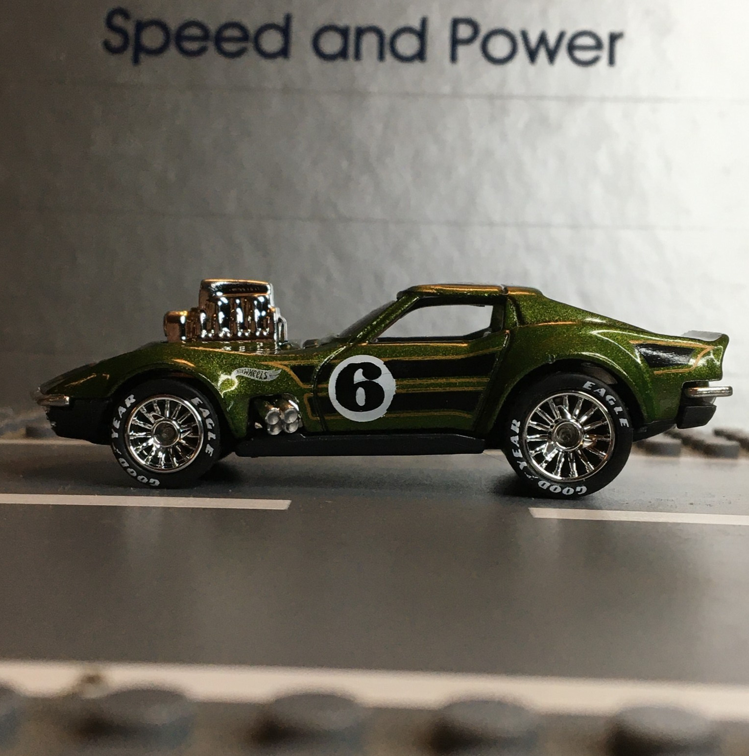 Hot Wheels ’69 CORVETTE Gas Monkey Garage Super CUSTOM Real Riders Wheel Swap