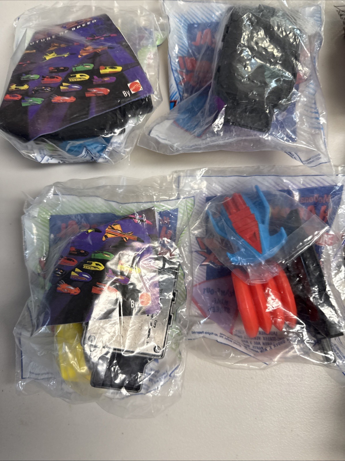 McDonald’s Hot Wheels Plastic Cars Lot 14 Various Years Sealed New