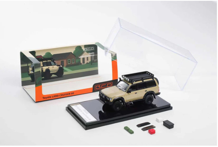 GCD Toyota Land Cruiser 80 Overlander Sand 1/64