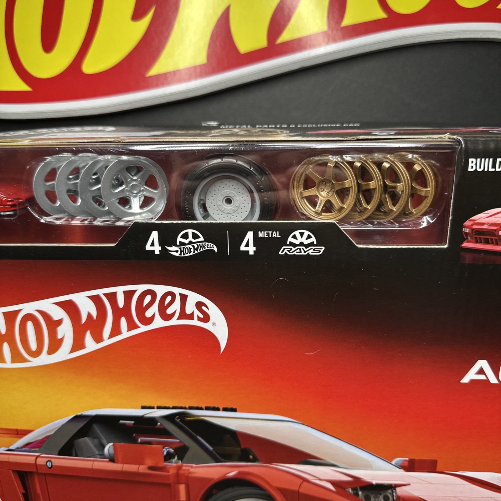 Mattel Brick Shop Hot Wheels Elite Series ’90 Acura NSX Te37 Lego Diecast SEALED