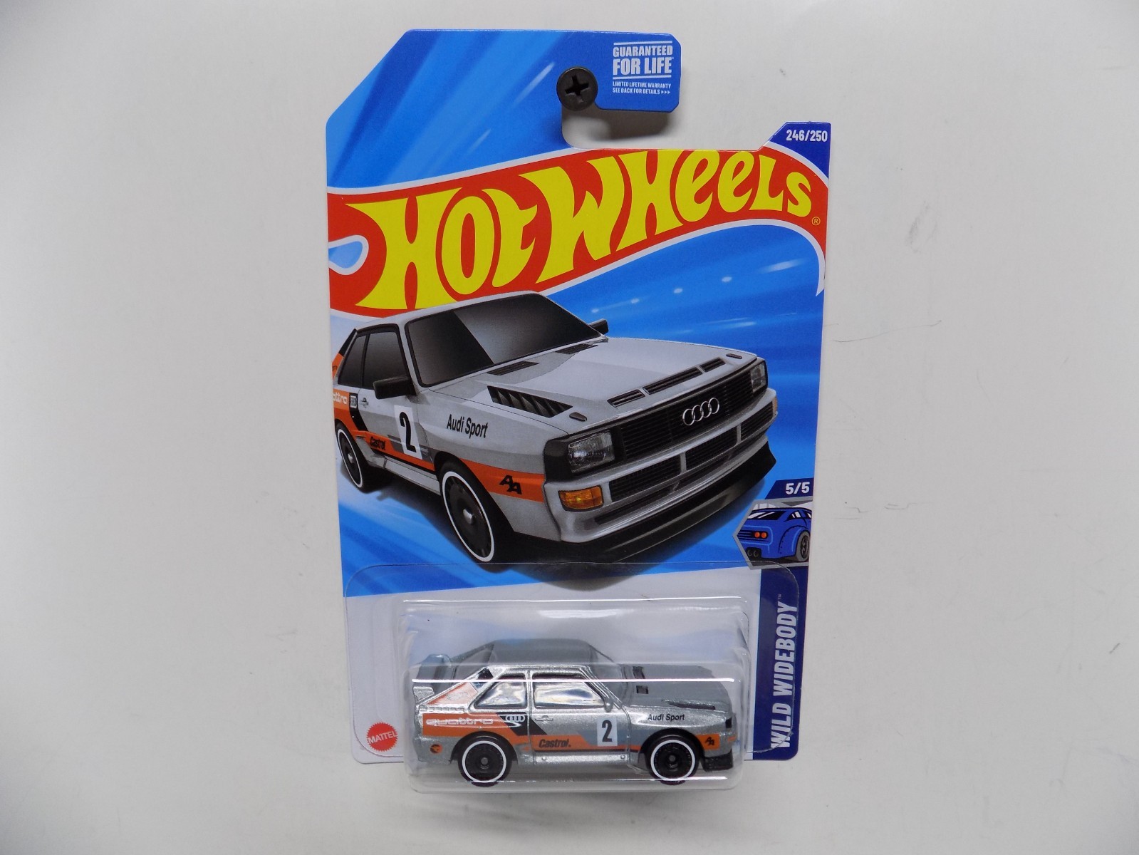 Hot Wheels – 2025 Regular Treasure Hunt – SILVER ’84 AUDI SPORT QUATTRO