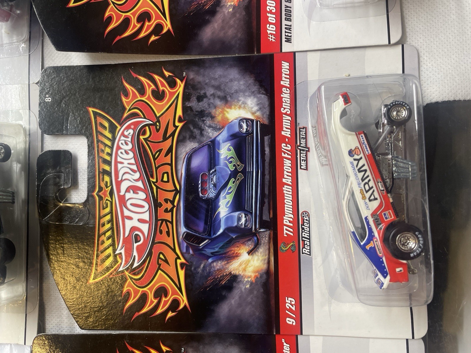Hot Wheels Drag Strip Demons Real Riders Lot Of 14 – Mixed Sealed & Loose RARE!!