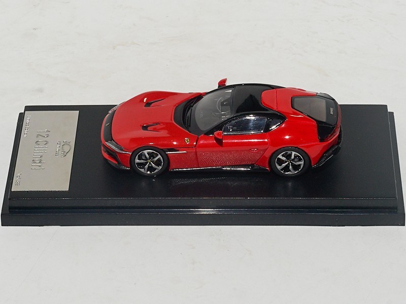 1:64 7CM Model Ferrari 12 Cilindri Rosso Corsa With Engine Detail Ltd 599 PCS