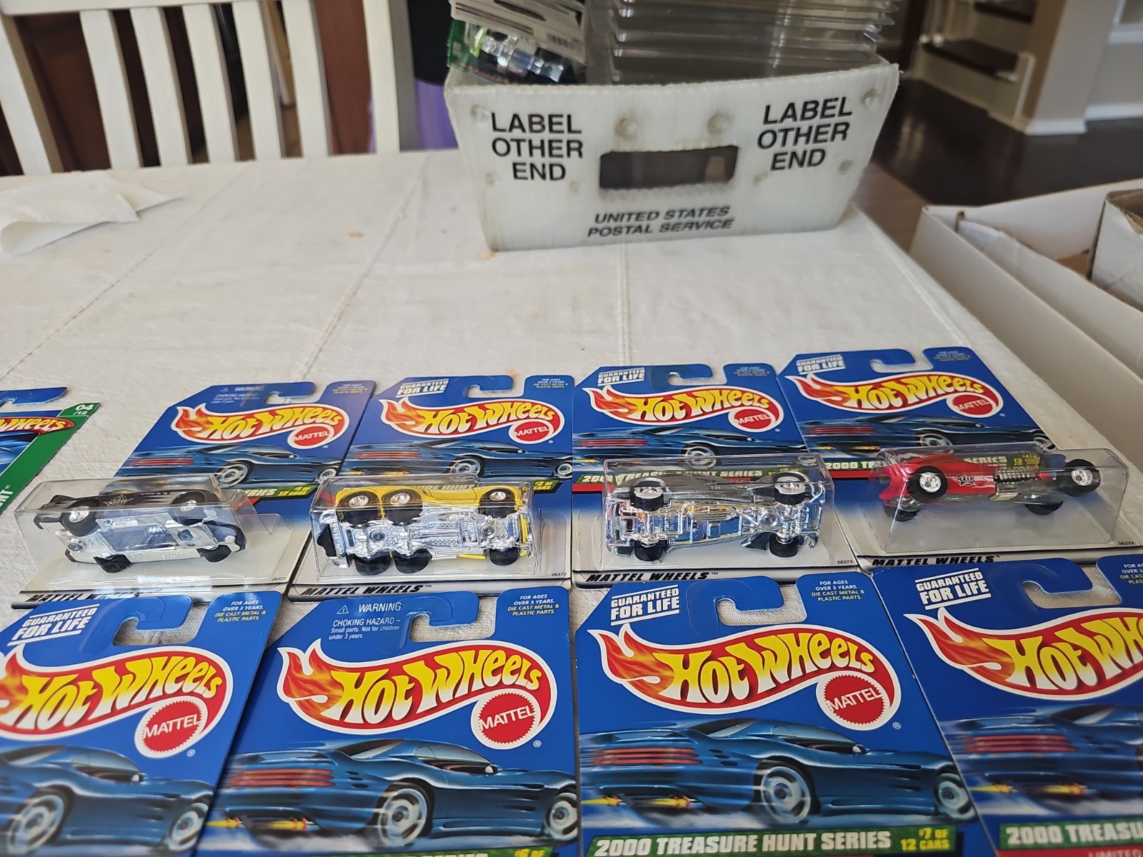 2000 Hot Wheels Treasure Hunt Series Complete Mint Set Cars #1 Thru #12.
