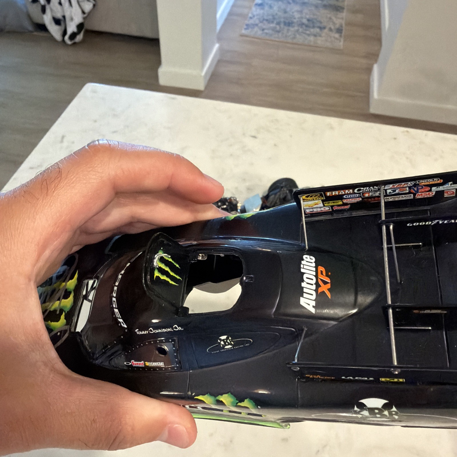TOMMY JOHNSON JR. MONSTER ENERGY 2008 AUTOGRAPHED #78 of 738 MINT! NO BOX