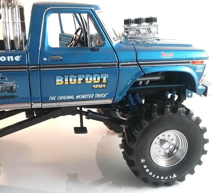Rare Bob Chandler Figurines Edition Bigfoot #1 Monster Truck 48 Inch tires 1:18
