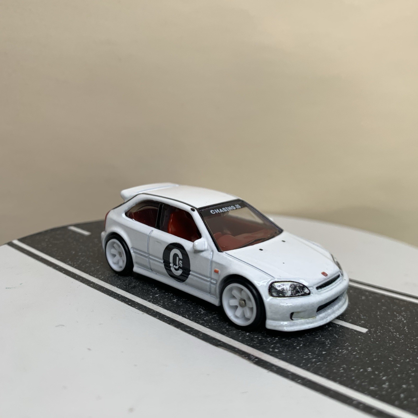 Hot Wheels Premium Boulevard #73 ’99 Honda Civic Type R EK9 Hatch White 1:64 NM
