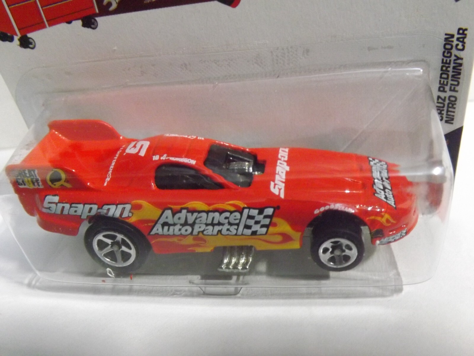 2007 Hotwheels Snap-On Red Cruz Pedregon Nitro Funny Car # 3 Of # 4 1/64 Scale