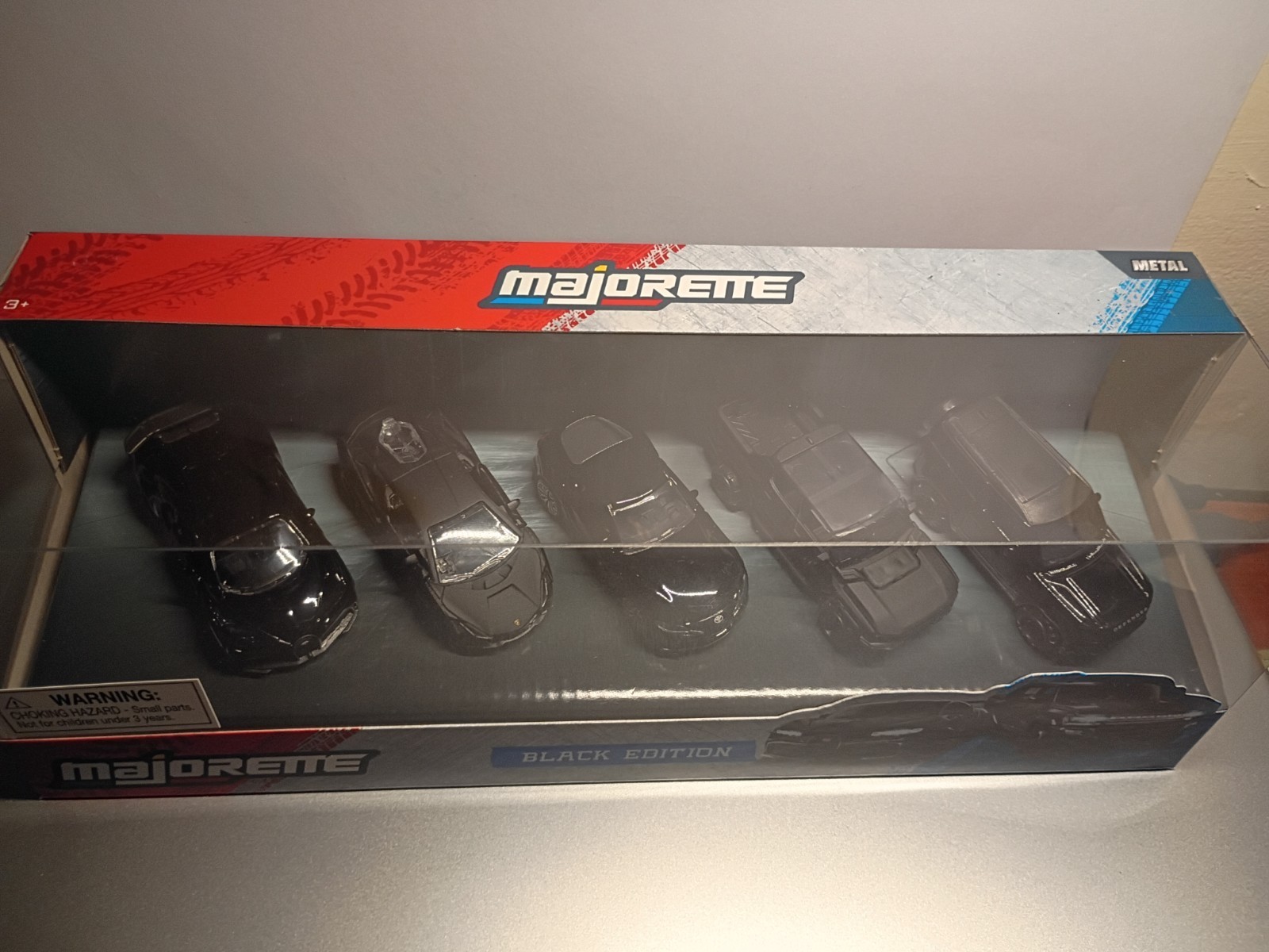 Majorette Black Edition Set Of 5 Officially Licensed Plastic Blister Dent