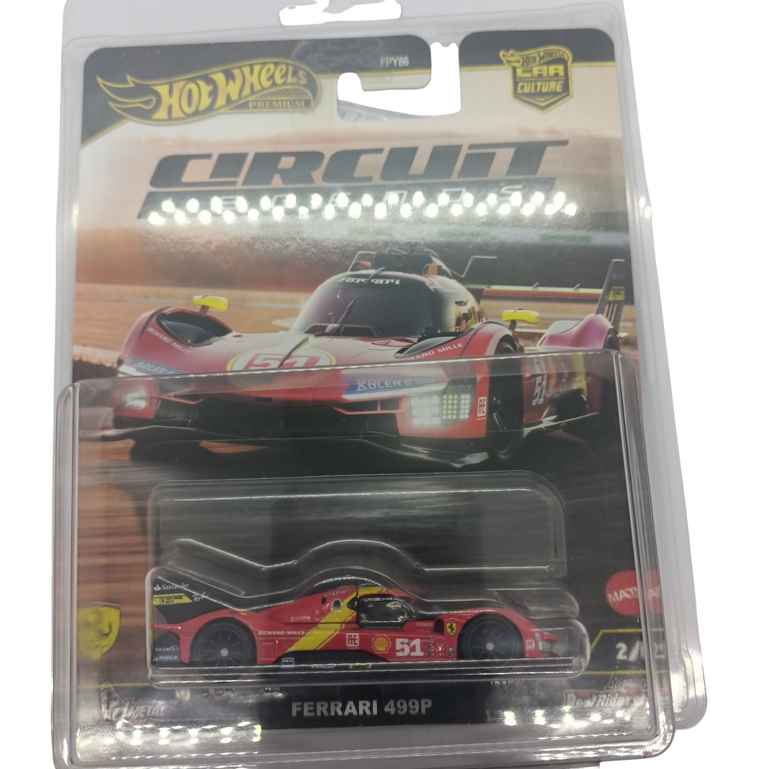 🏎️[READYSTOCK] HOT WHEELS PREMIUM FERRARI 499P CIRCUIT LEGENDS 2/5 🏎️