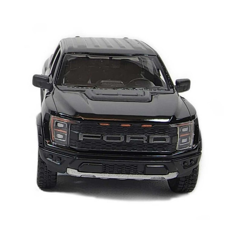 5436) Kinsmart 2022 Ford F-150 Raptor 1:46 Diecast Truck 5 inch BLACK color.