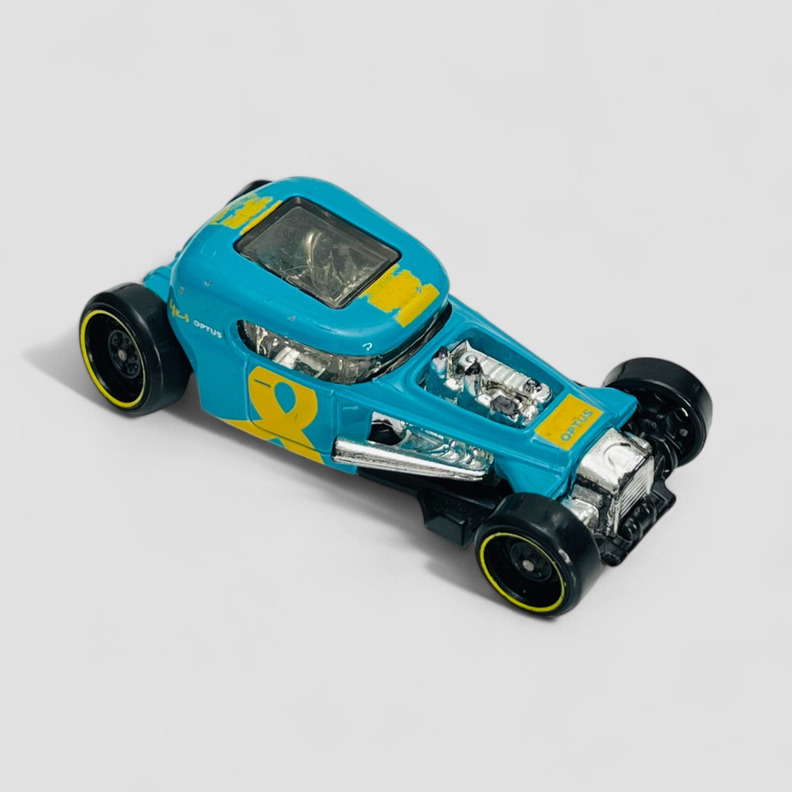 2019 Hot Wheels Yes Optus Mod Rod 1:64 Blue Yellow Diecast Car