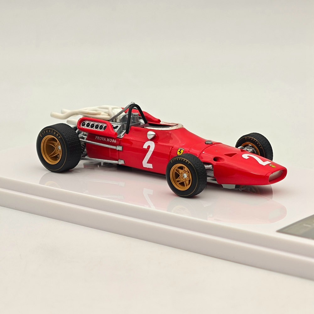 1:43 Classic 1967 F1 Racer #2 Italy GP “Chris Amon” Red Resin Model US In Stock