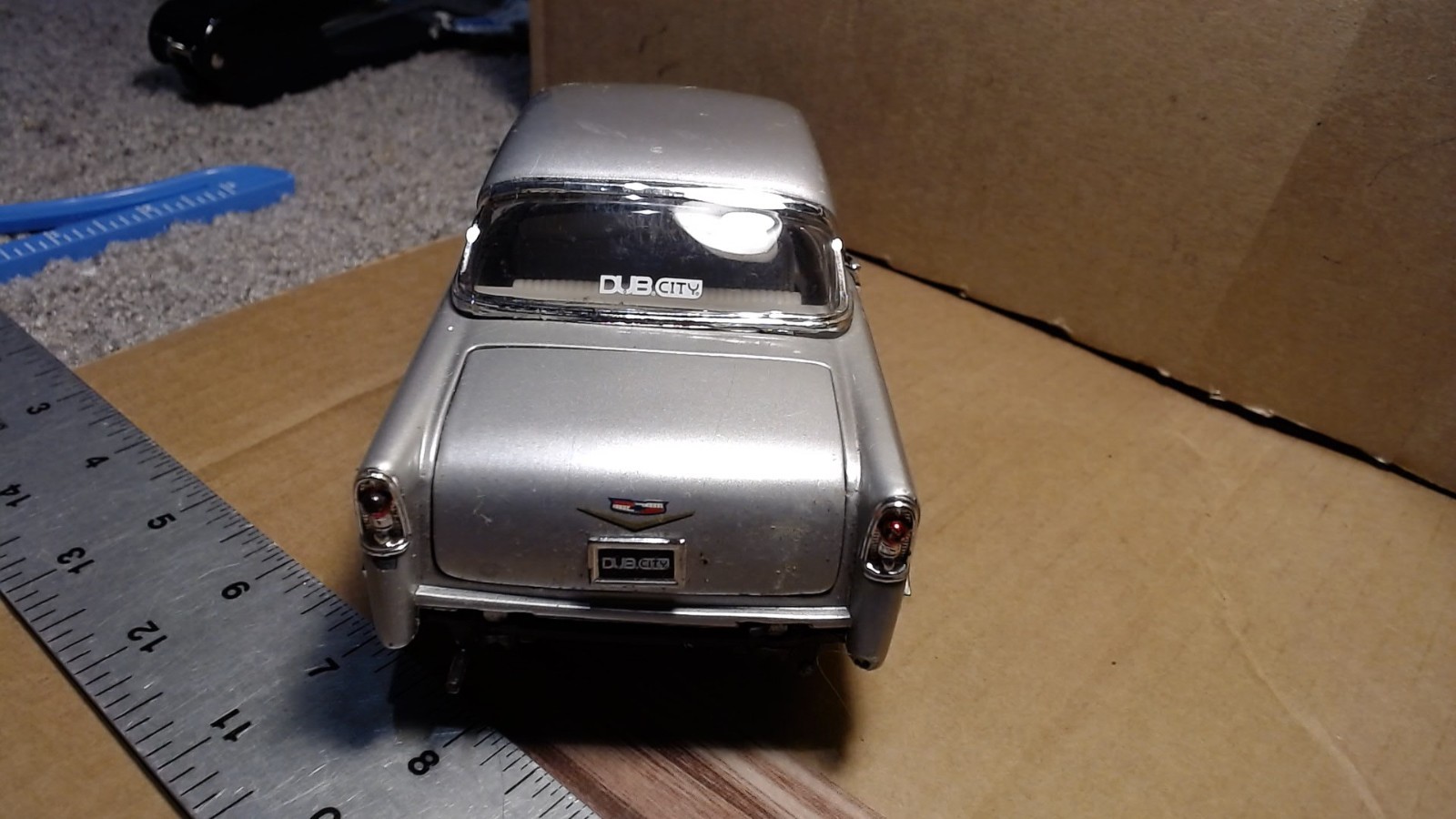Jada Toys 1/24 Road Rats1956 Chevrolet Bel Air Diecast China Silver&Black