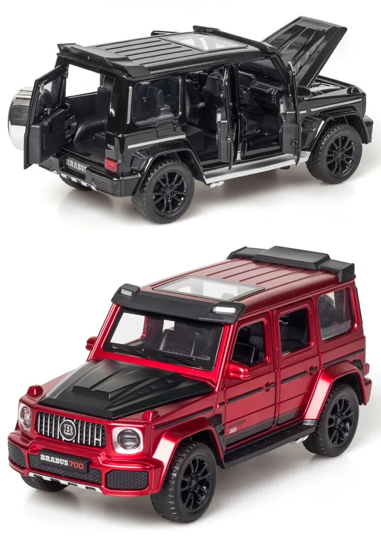 1/32 Mercedes G-Class G-Wagon G700 Alloy Car Model Colour-Red Brabus G700