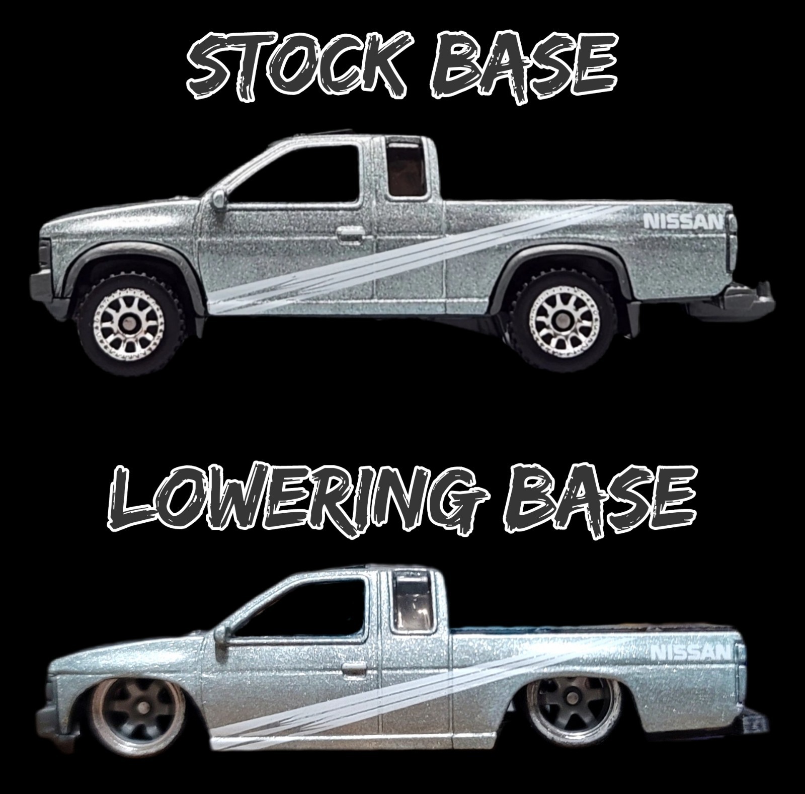 Matchbox ’95 Nissan Hardbody Lowering Base Custom 3D Printed Parts