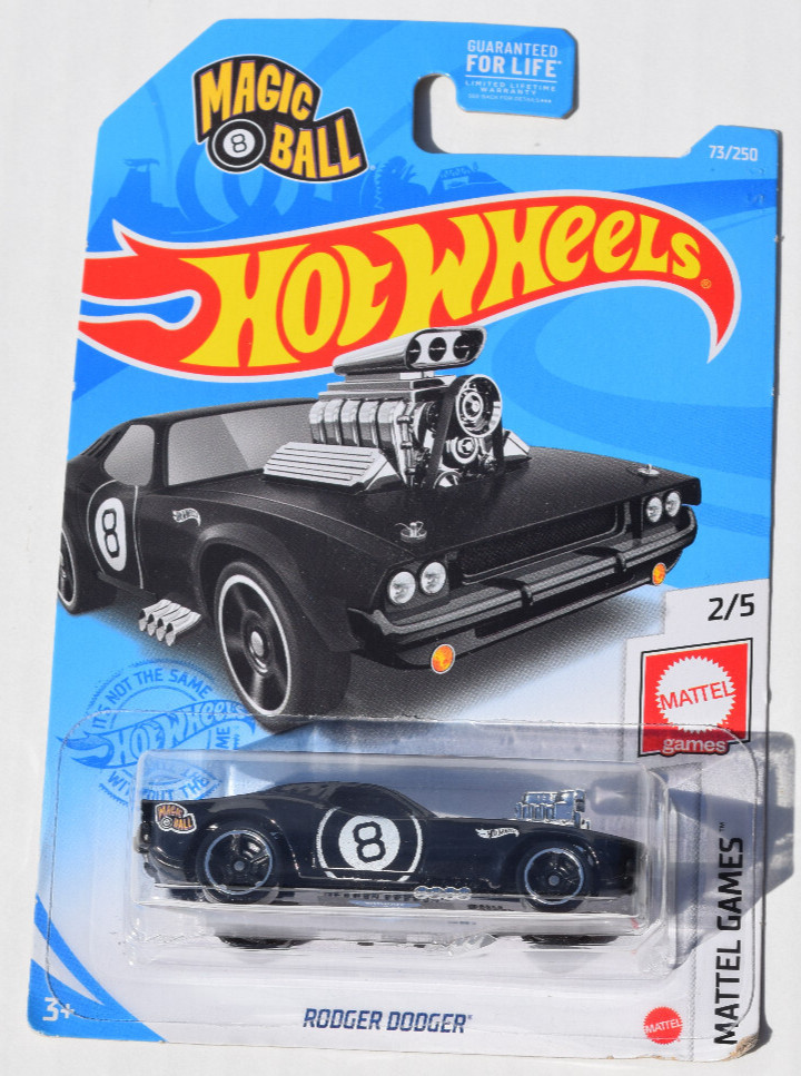 Hot Wheels Mattel Games MAGIC 8 BALL Fortune Black Rodger Dodger As I See It Yes