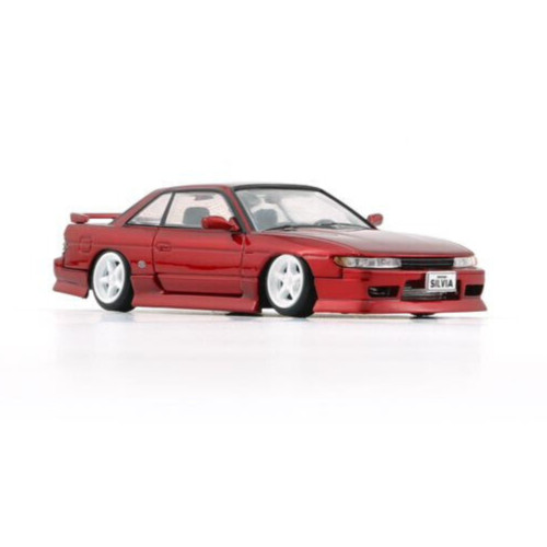 BM Creations Nissan Silvia S13 – Metallic Red – LHD 1:64 Diecast Car 64B0301
